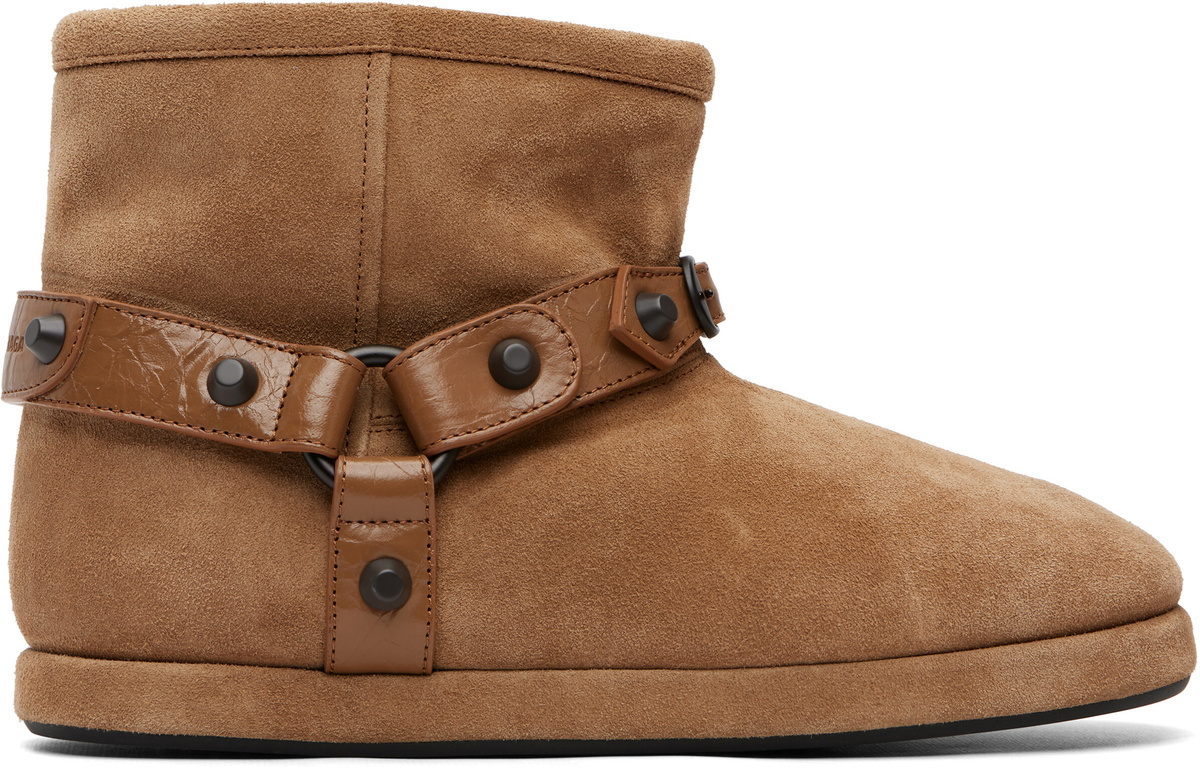 Balenciaga Tan Alaska Soft Boots