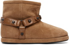 Balenciaga Tan Alaska Soft Boots