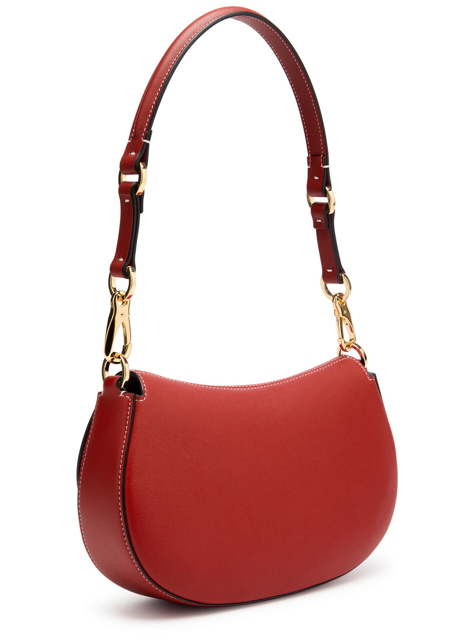 Valentino Garavani Ohval Medium Leather Shoulder bag - Red
