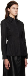 LVIR Black Open Back Shirt