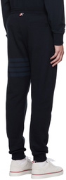 Thom Browne Navy 4-Bar Lounge Pants