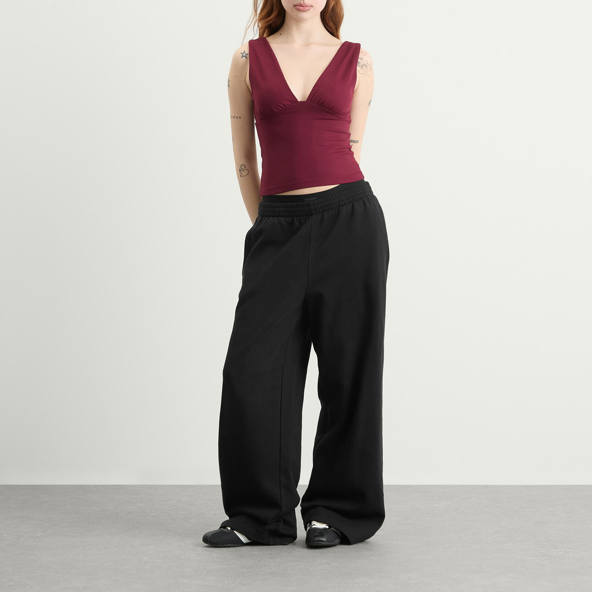 TALA Women's 365 Cupro Twist Vest in Port