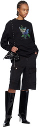 We11done Black Military Vintage Shorts