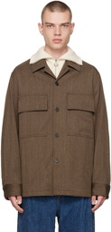 Solid Homme Brown Out Shirt