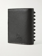 Christian Louboutin - Spiked Full-Grain Leather Billfold Wallet