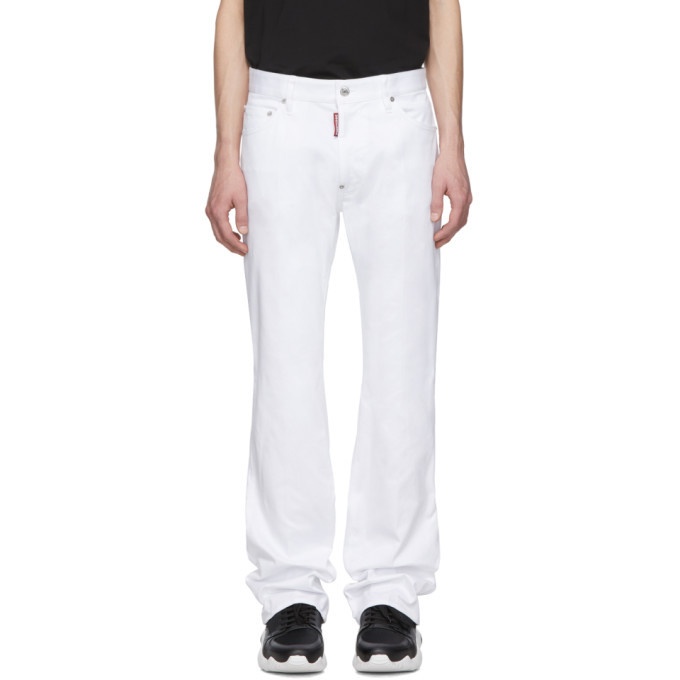 Photo: Dsquared2 White Bootcut Jeans