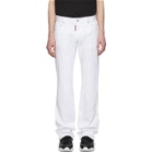 Dsquared2 White Bootcut Jeans