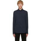 Z Zegna Blue Jersey Regular Fit Shirt