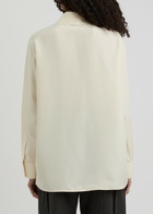 Rohe Washed Silk Shirt Cream