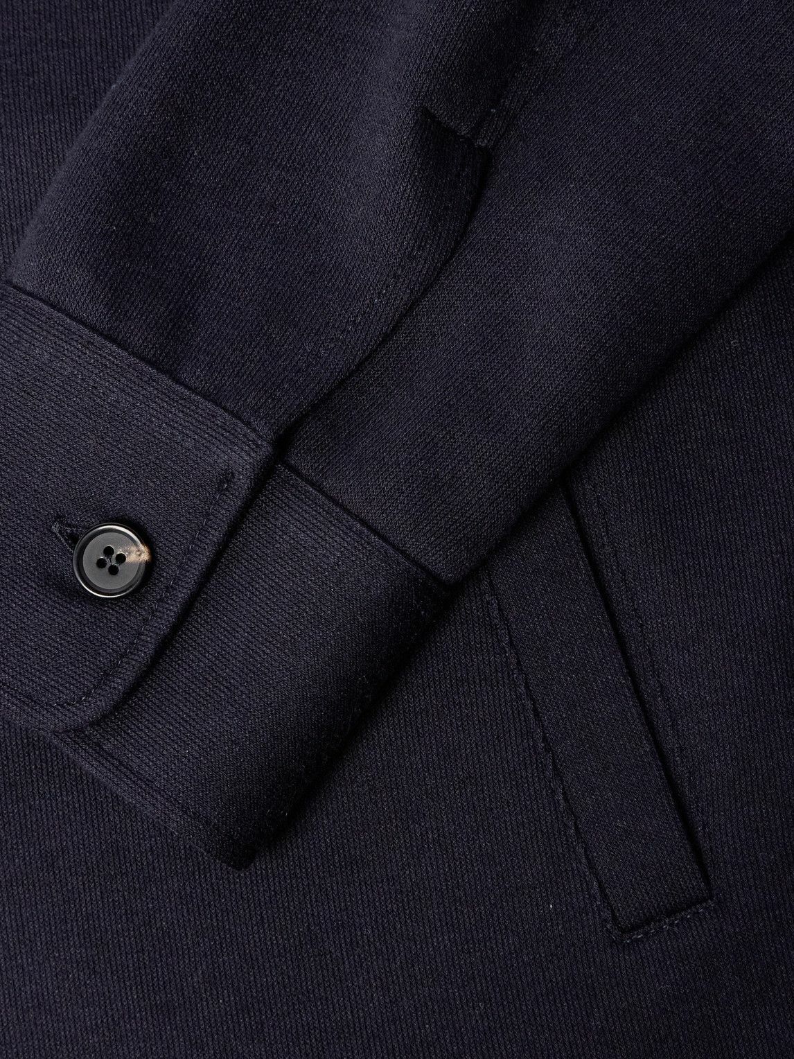 Loro Piana - Whitney Cotton, Silk and Cashmere-Blend Shirt Jacket - Blue