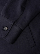 Loro Piana - Whitney Cotton, Silk and Cashmere-Blend Shirt Jacket - Blue