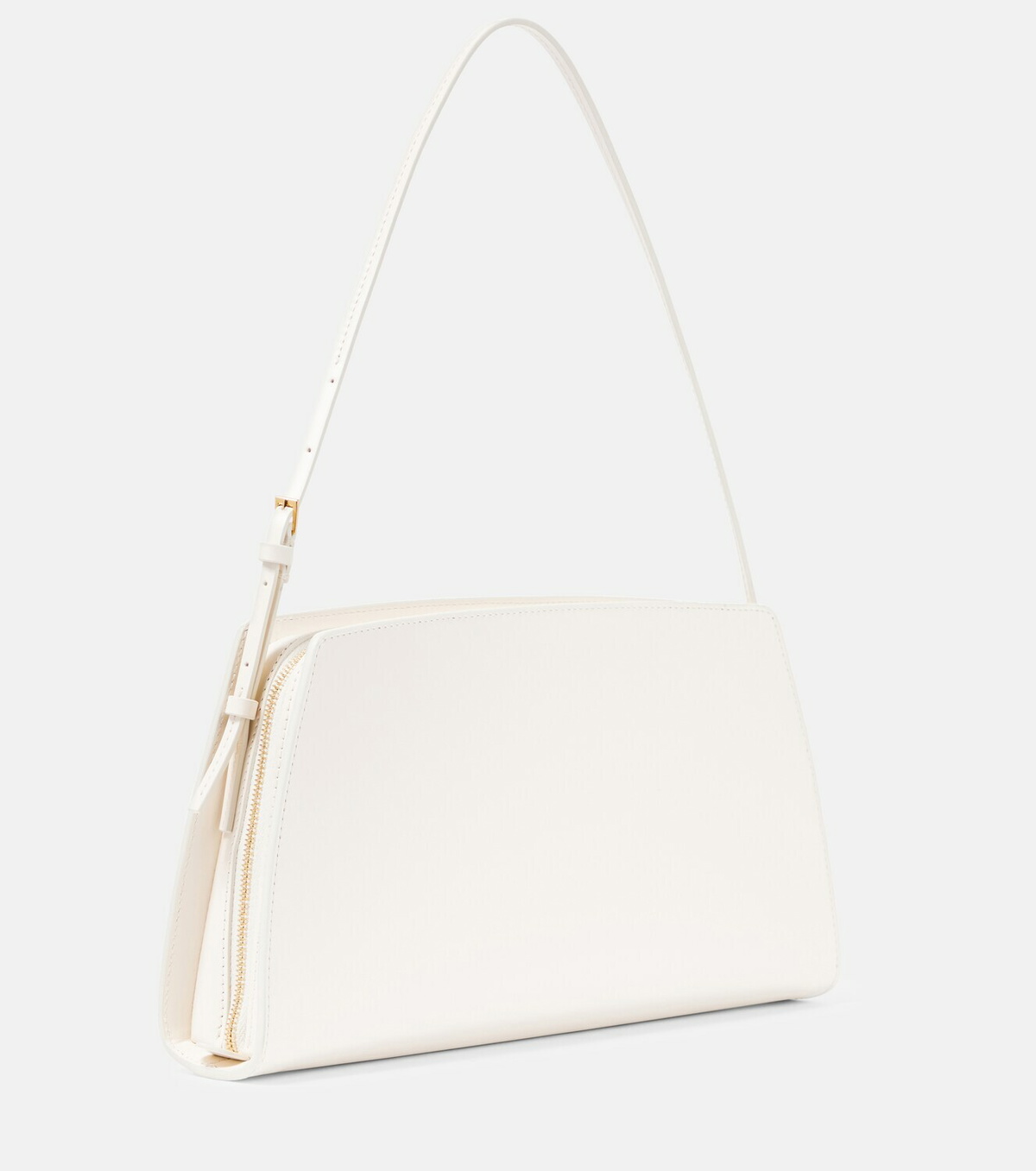 【国内発送】THE ROW ショルダーバッグ Dalia textured-leather The Row Dalia Baguette Bag in Black SHG | FWRD