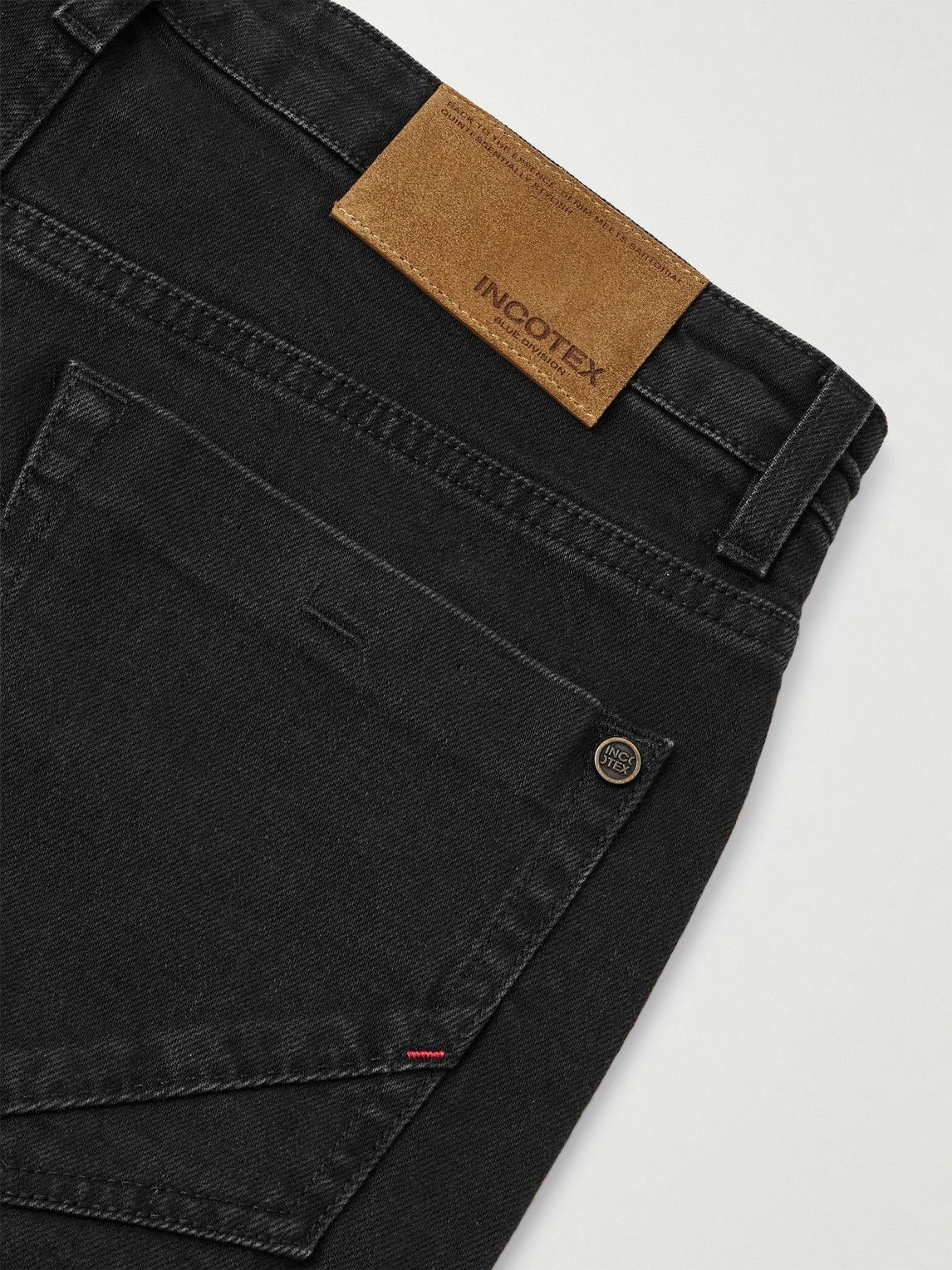 Incotex - Straight-Leg Jeans - Black