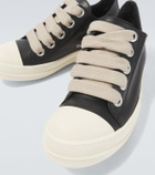Rick Owens Jumbolace leather low-top sneakers