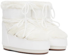 Moon Boot White Icon Low Faux Fur Boots
