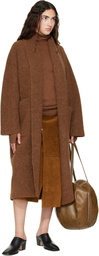 Lauren Manoogian Brown Double Face Long Coat
