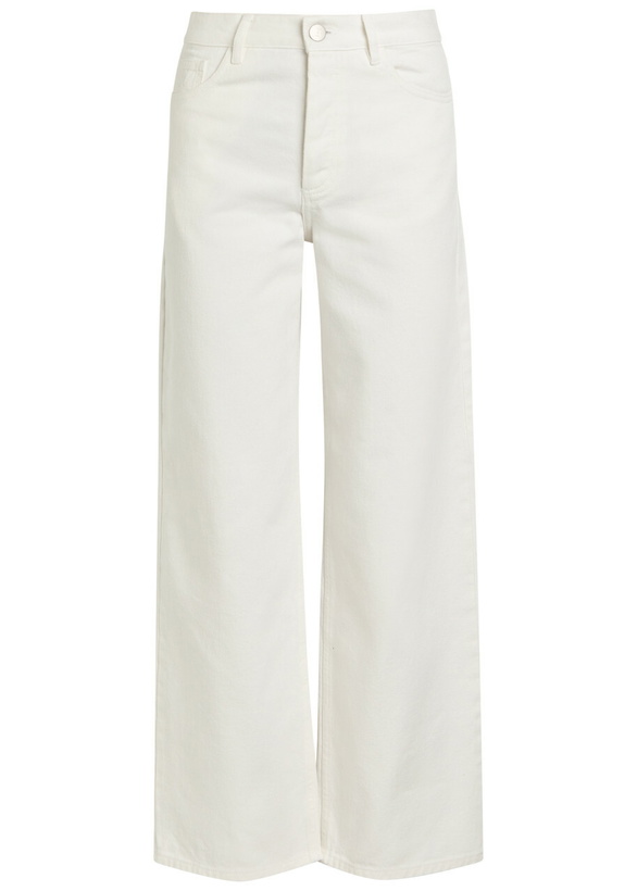 Photo: BY Malene Birger Vinola Wide-leg Jeans Ivory