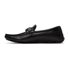 Giorgio Armani Black Driving Loafers