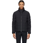 Herno Navy Down Quilted Coat