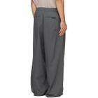 Fear of God ESSENTIALS Gray Pleat Front Drawstring Trousers