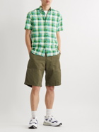 Beams Plus - Checked Cotton-Poplin Shirt - Green