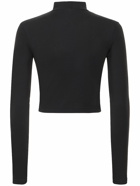 REEBOK CLASSICS - Classic Cotton Mock Neck Long Sleeve Top