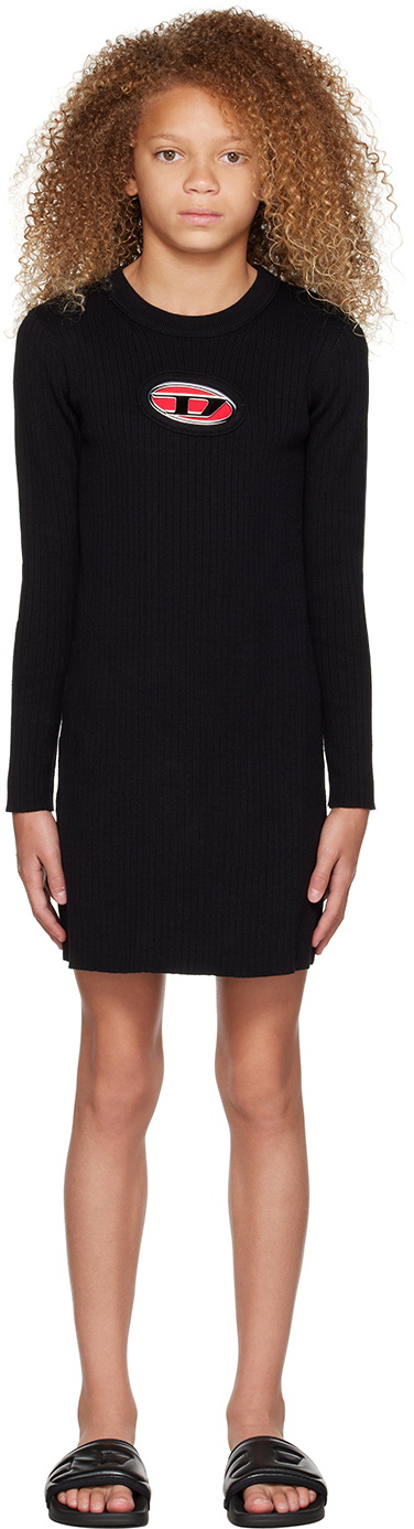 Diesel Kids Black Cutout Dress Diesel