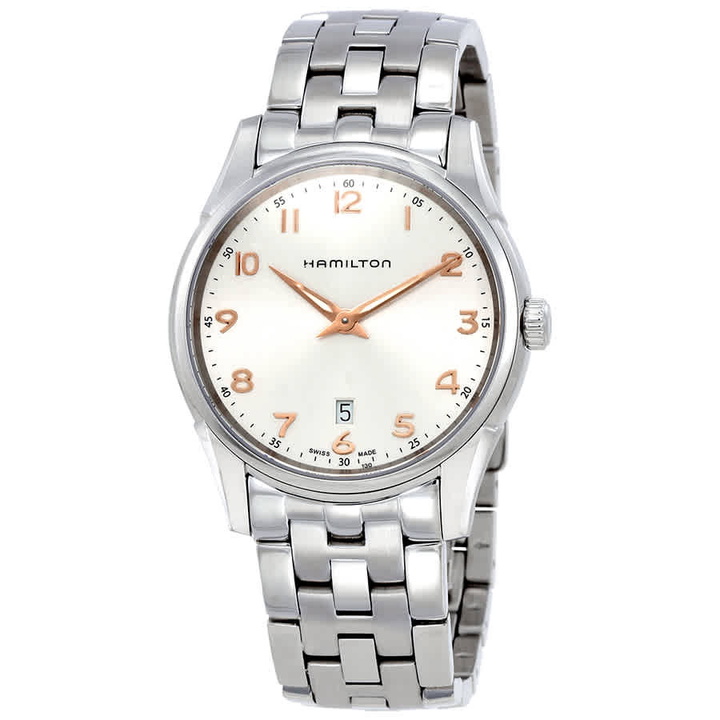 Photo: Hamilton Jazzmaster Thinline Silver Dial Mens Watch H38511113
