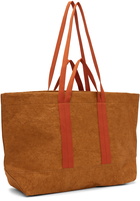 PS by Paul Smith Orange Paper Crinkle Tote