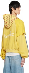 ERL SSENSE XX Yellow 'Be Nice' Hoodie