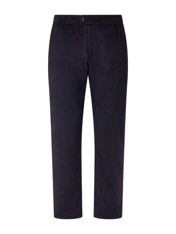 Photo: Barena - Straight-Leg Cashmere Trousers - Blue