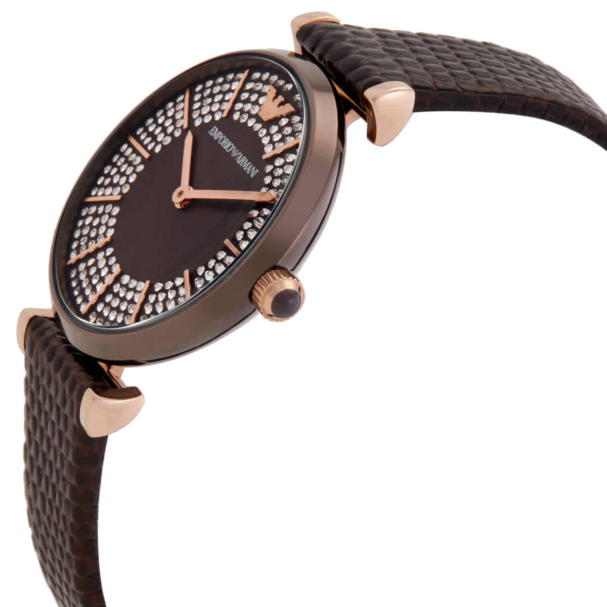 Emporio Armani Quartz Brown Dial Ladies Watch AR11565 Emporio Armani