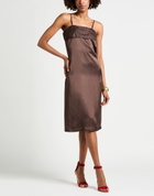 Peserico Womens Midi dress Dark in Brown