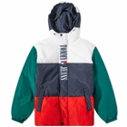 Tommy Jeans Men's Archive Colour Block Puffer Jacket in White