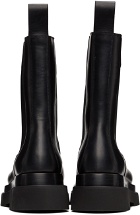 Bottega Veneta Black Lug Chelsea Boots