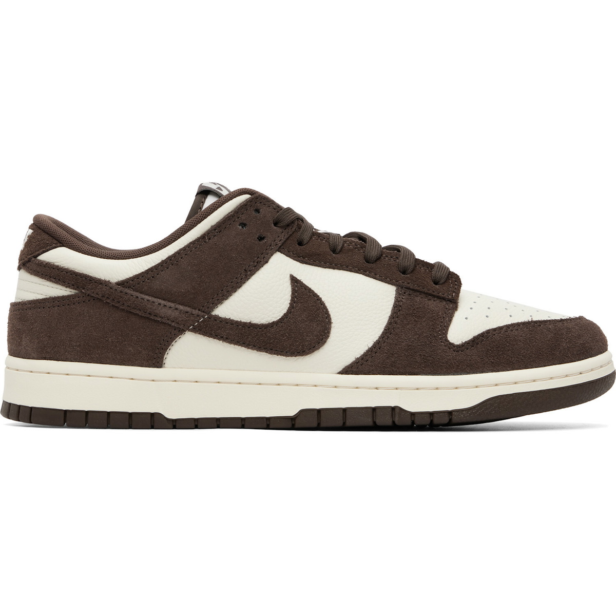 Nike Brown & Off-White Dunk Low Retro SE Sneakers
