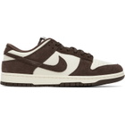 Nike Brown & Off-White Dunk Low Retro SE Sneakers