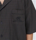 Balenciaga Checked short-sleeved pajama shirt