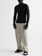 BALENCIAGA - Modal-Blend Rollneck Sweater - Black - XS