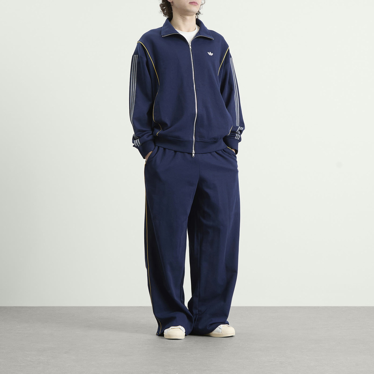 Adidas Men's Track Pant Knit in Night Indigo
