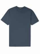 TOM FORD - Lyocell and Cotton-Blend Jersey T-Shirt - Blue