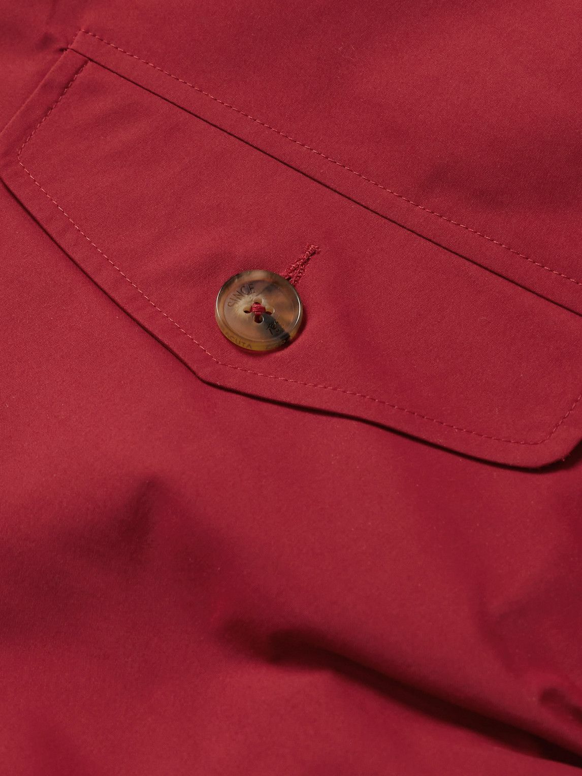 Baracuta - G9 Cotton-Blend Harrington Jacket - Red
