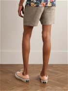 Onia - Home Straight-Leg Linen Shorts - Neutrals
