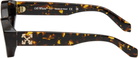 Off-White Brown & Black Hilo Sunglasses