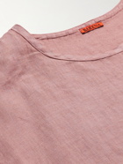 Barena - Gino Linen-Poplin T-Shirt - Pink