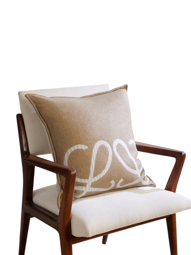 Photo: LOEWE - Anagram Wool and Cashmere-Blend Cushion