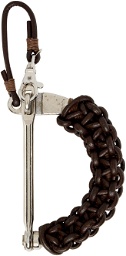 Bless Brown Handle Keychain