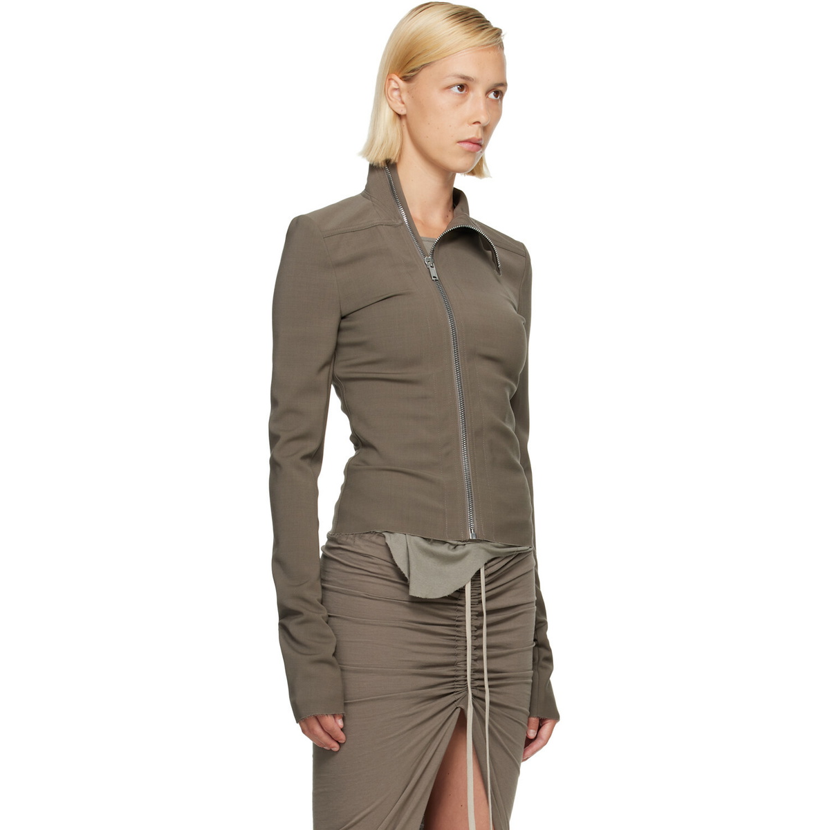 Rick Owens Gray Tower Gary Jacket