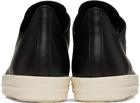 Rick Owens Black Low Sneakers