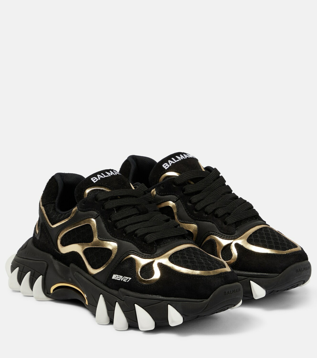 【関税込み】balmain B-EAST' SNEAKERS Balmain B-East low-top Sneakers | Black | FARFETCH